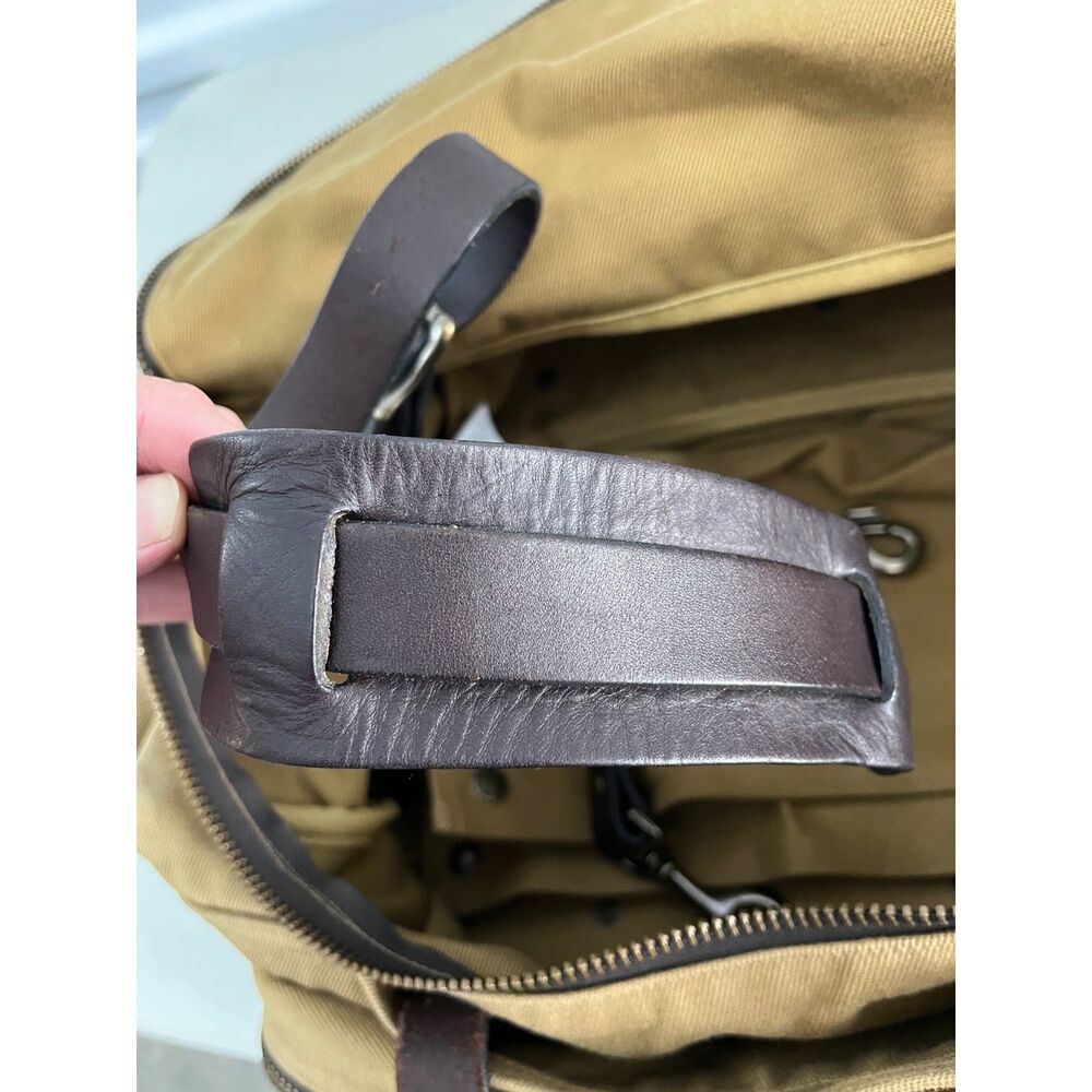 Vintage Filson Compartment Bag Rugged Tan Twill & Saddle Style 264 Old Stock Bag - Picture 5 of 16
